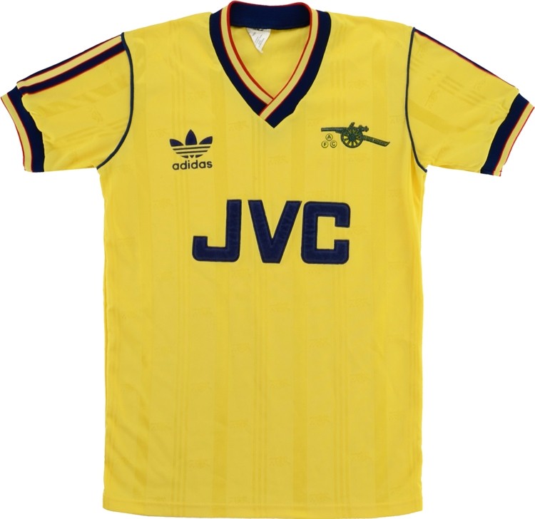 Camisa retro Adidas Arsenal 1986 1988 II Jogador